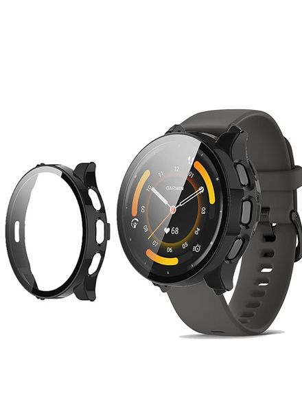 Protective Cover with Built-In Screen Protector Compatible with Garmin Venu 3 - Black