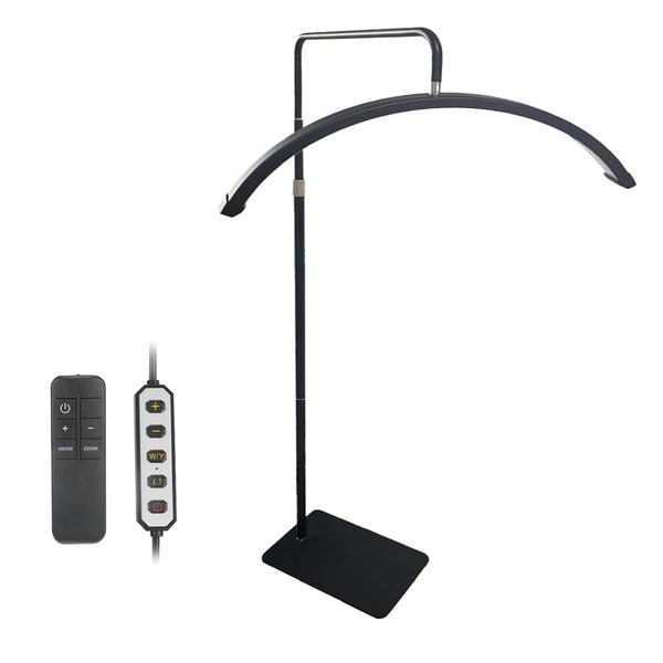 Half Moon U-Shape 360 Adjustable LED Beauty Light Brightness Height