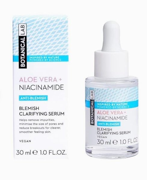Botanical Lab Aloe Vera and Niacinamide Anti Blemish Serum 30ml