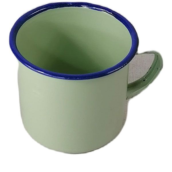 Classic Green Enamel Camping Mugs(6 pack)