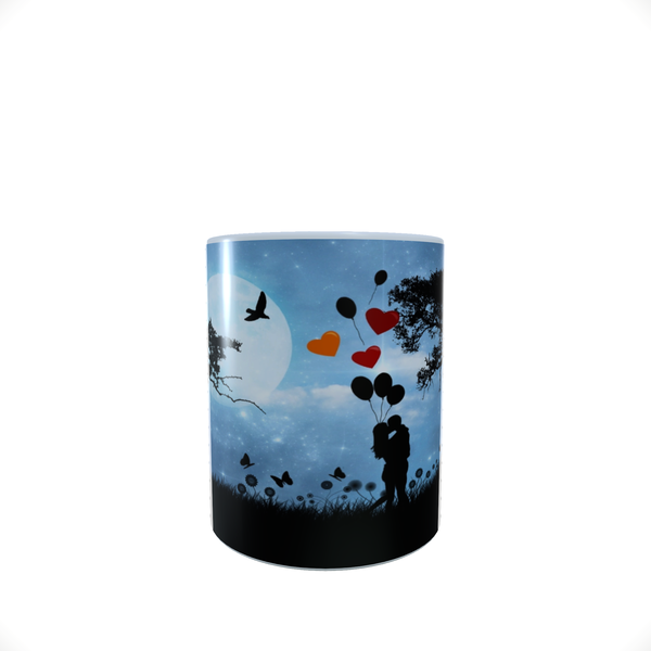 Valentines Day - Moonlight - Aesthetic - Coffee Mug