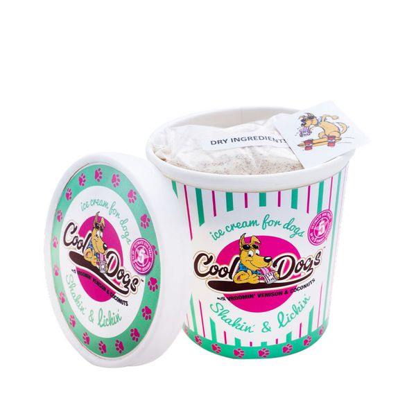 Cool Dogs Vrooming Venison and Coconut Ice Cream For Dogs