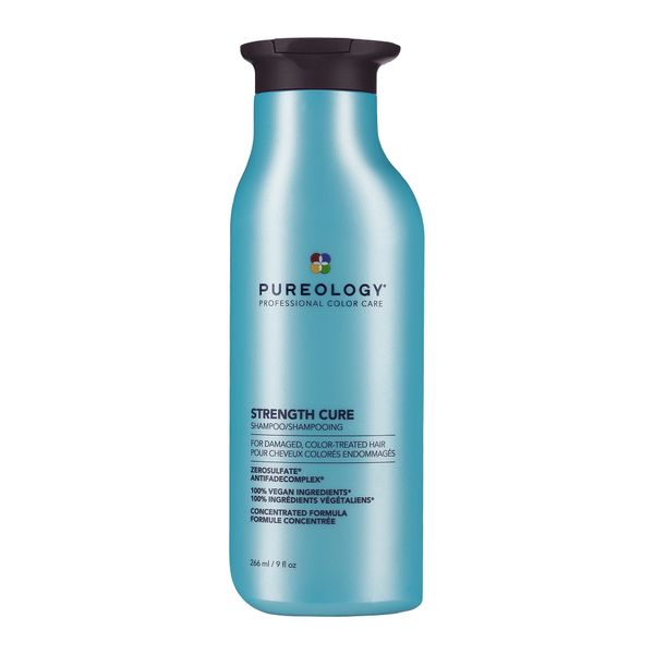 Pureology Strength Cure Shampoo - Strengthening Shampoo for Damaged Hair - 266ML