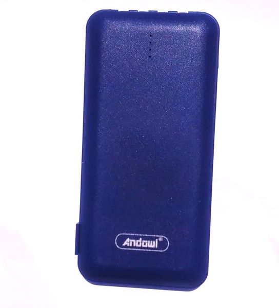 Andowl Multi-functional 10000mah Small Power Bank - Blue