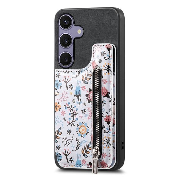 Painted Flip RFID Anti-Theft Phone Case Compatible with Redmi Note13 Pro 4G