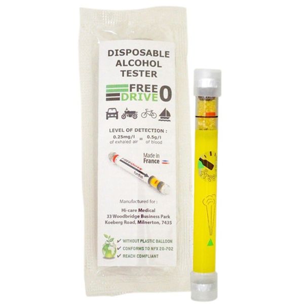 Disposable Alcohol Tester In Display Box x2