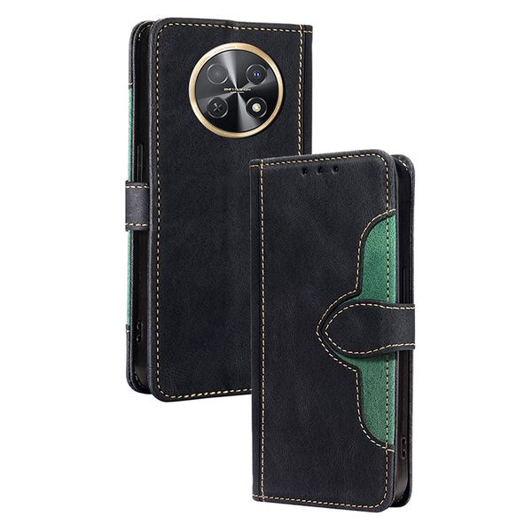 Retro PU Leather Flip Cover Case Compatible With Huawei Nova 14i