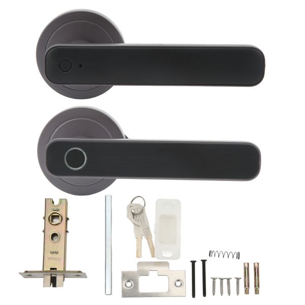 Smart biometric door knob lock