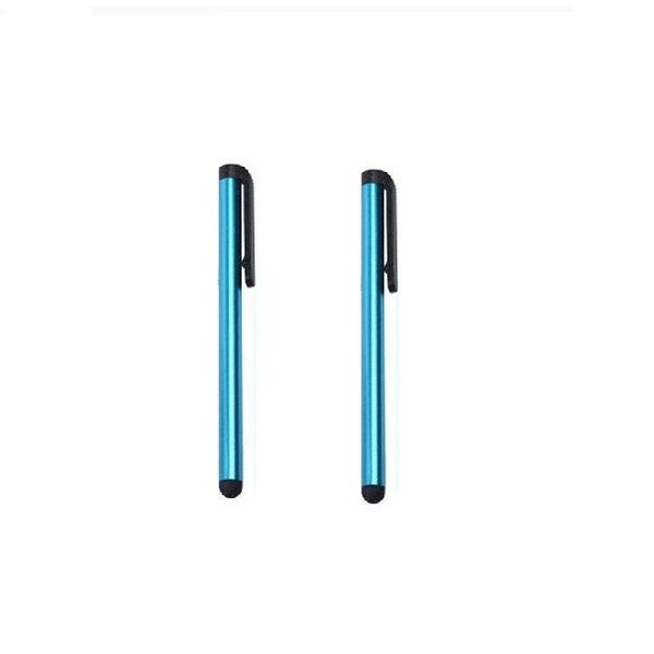 Stylus Touch Screen Pen For Tablets and Cell Phones - 2 Pack Blue