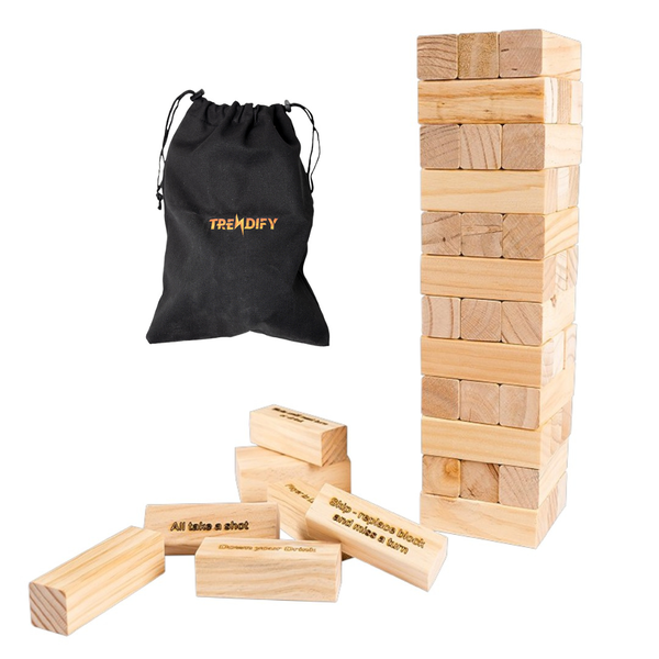 Trendify Party Table Top Stacking-Like Building Blocks with Bag - 18+