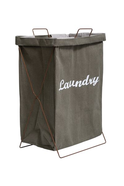 Fine Living - Laundry Stand - Khaki Brown