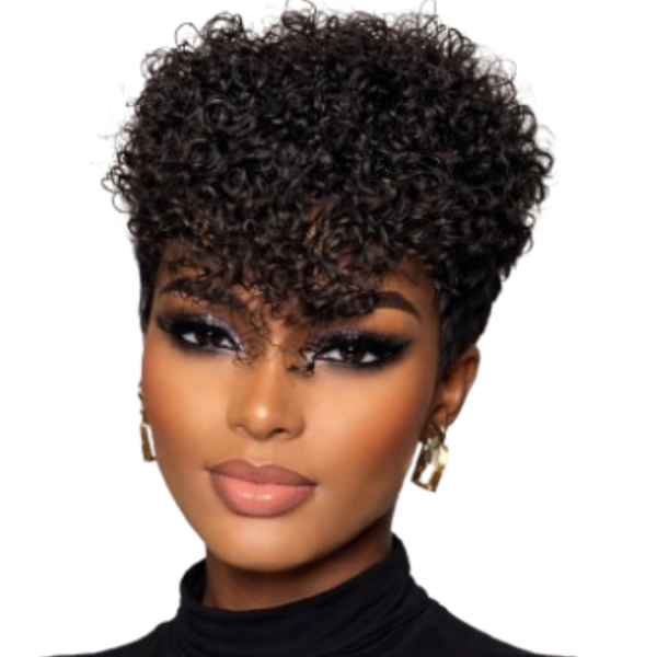 Pre-Styled Pixie Wig.