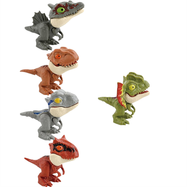 Mini Dinosaur Toys Finger Biting Action Dinosaur Figures Toy Sets