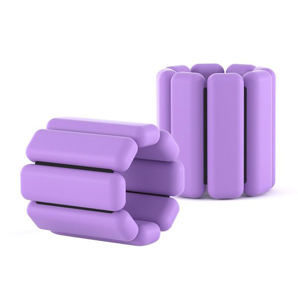Silicone Adjustable 1KG Wrist And Ankle Weights For Women - 1 Pair
