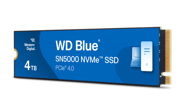Western Digital 4TB WD Blue SN5000 NVMe Internal Solid State Drive SSD