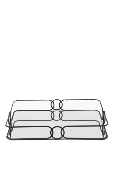 Square Mirror Tray, 25x35cm
