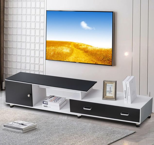 Extendable Tv Stand Media Console Entertainment image