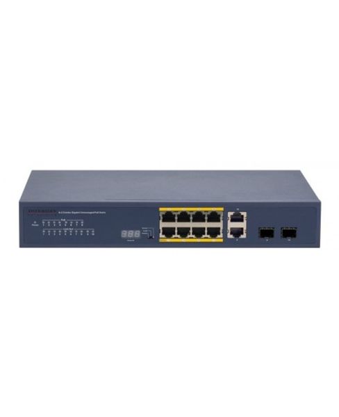 Duxbury Unmanaged 10Port GbE PoE+ Desktop Switch (DUX-1012P)