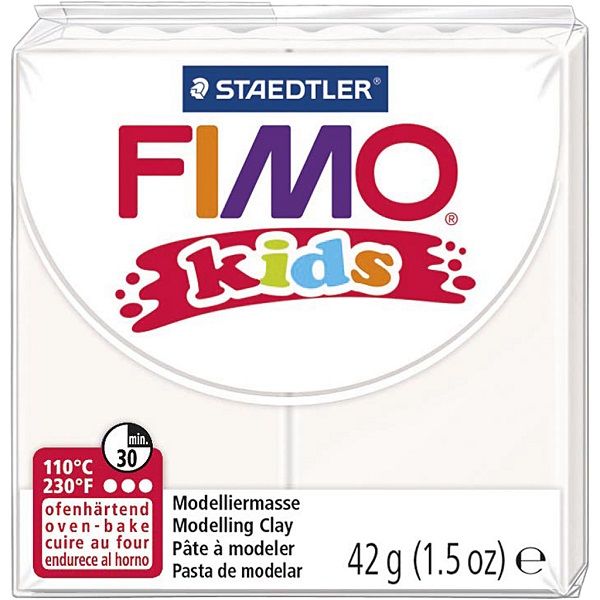 STAEDTLER Mod. clay Fimo kids white 42g