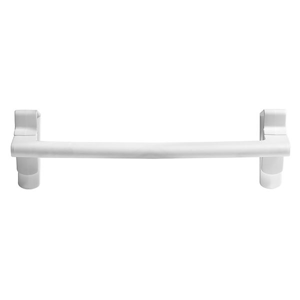 PP Plastic Wall Mount Towel Rack Space Saving Bathroom Organizer