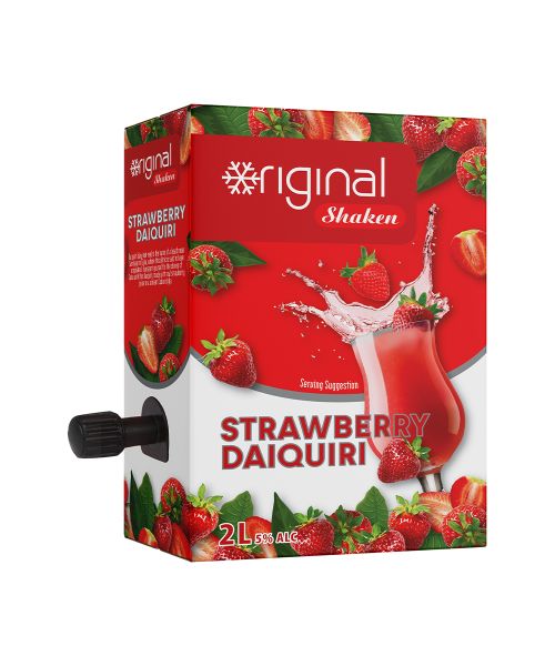 Original Shaken Strawberry Daiquiri - 4 x 2 Litre Box