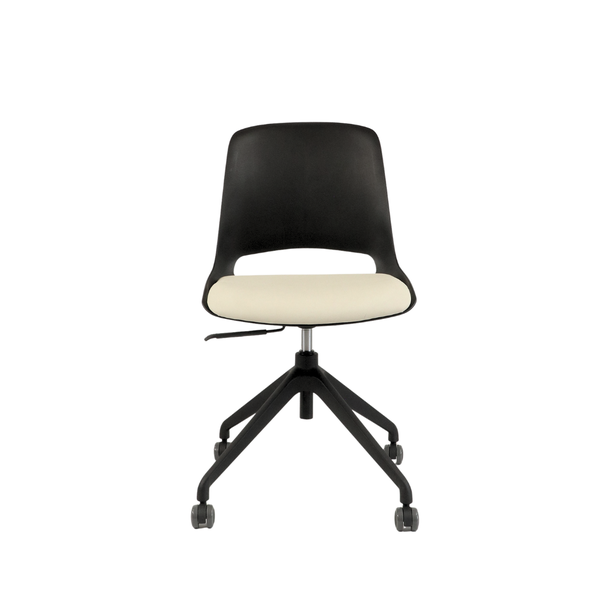 Hachi Lifestyle Chair: Vella Noir - Office