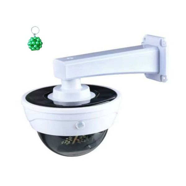 Solar Powered 3 Mode Adjustment Dummy Camera Light And A Keyholder