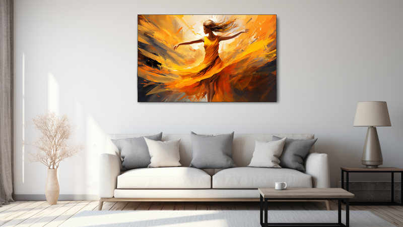 Canvas Wall Art -Dancer Creative Art - HD0219