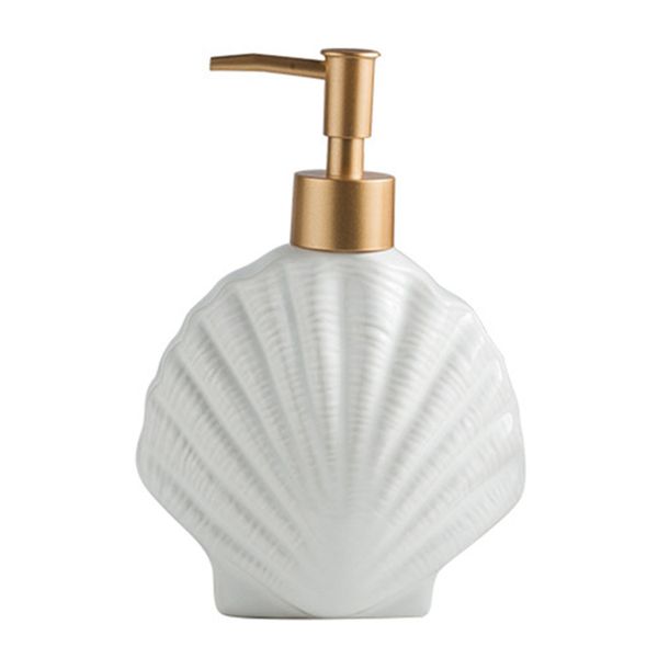 Ceramic Soap Dispenser Lotion Hand-Sanitizer Bottles 420Ml Shell