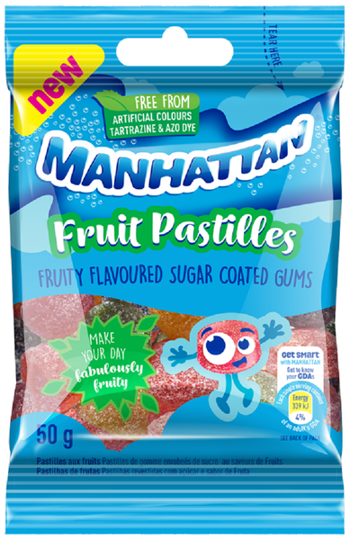 Manhattan Fruit Pastilles 12x50g