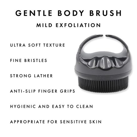 Dewy – Gentle Body Brush / Soft Silicone Bath & Shower Exfoliator