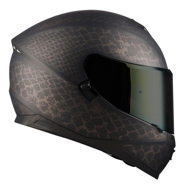 Spirit Encounter Raptor Gun-Metal Motorcycle Helmet