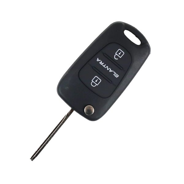 Compatible Hyundai Remote Key Case &amp; Blade (3 Button, HYN17 Blade)