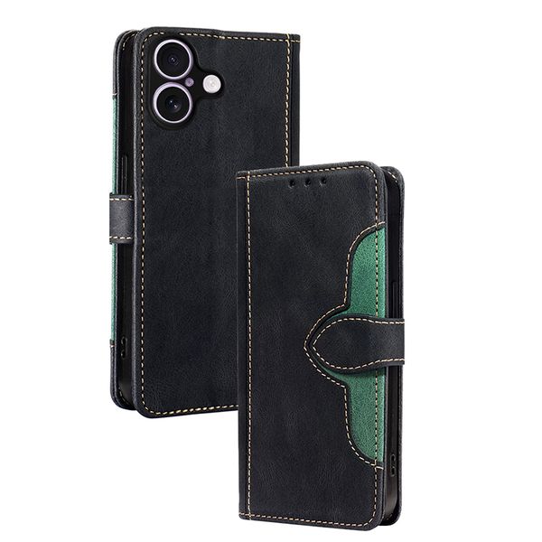 Retro PU Leather Flip Cover Protection Case Compatible With iPhone 14 Plus
