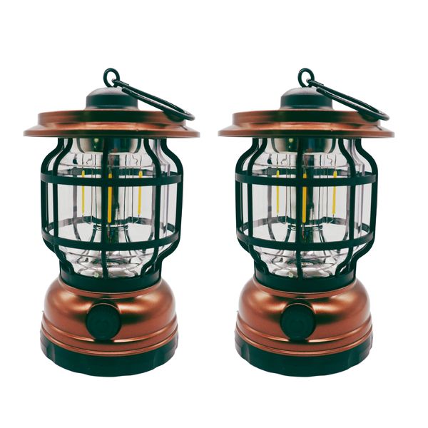 Multi -Functional Solar Indoor/Outdoor Lantern - 2 Pack
