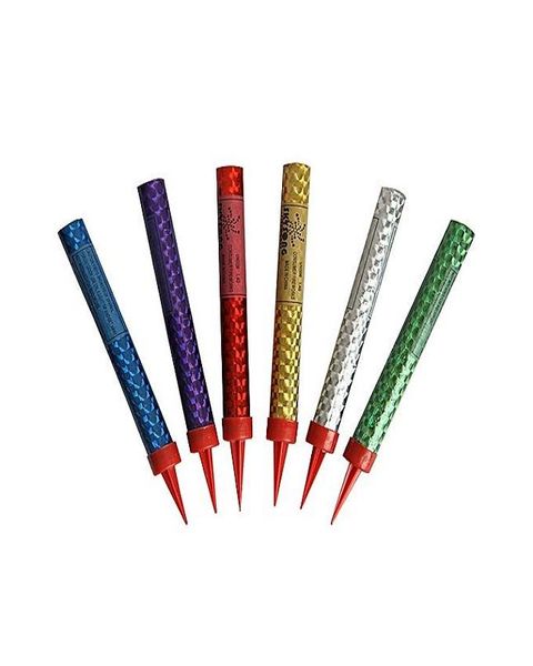 6 Pieces Spark Birthday Cake Candles-10cm