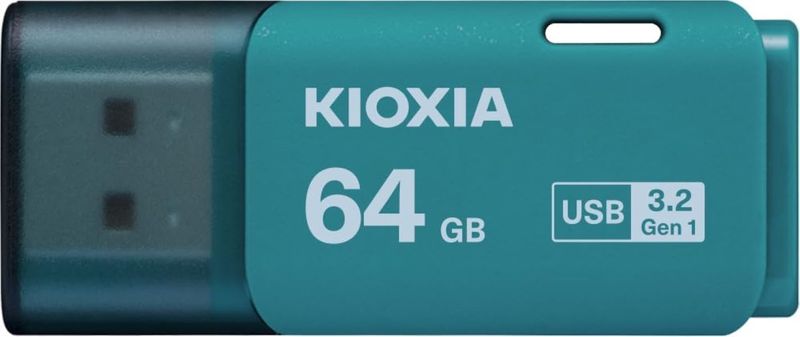 KIOXIA TransMemory U301 USB 3.2 Flash Drive 64GB - Blue