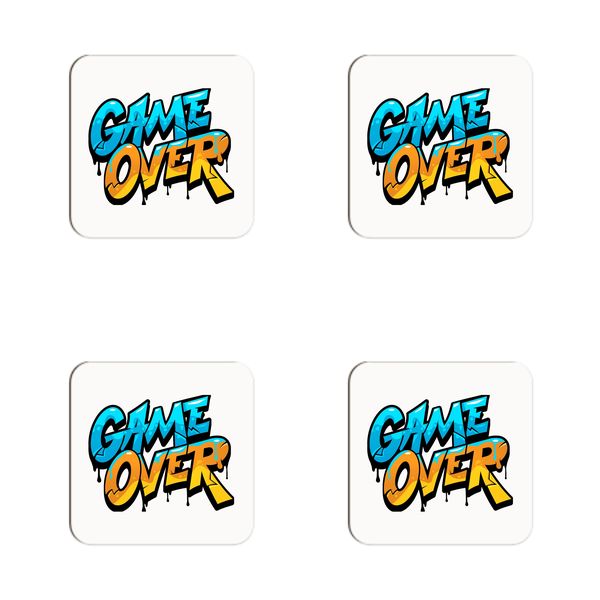 Game Over Coasters - Set of 4