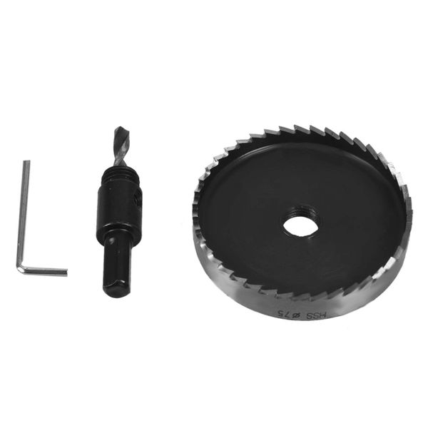 75Mm Hole Saw Tooth Steel Holesaw Drill Bit Tool For Metal Wood Alloy