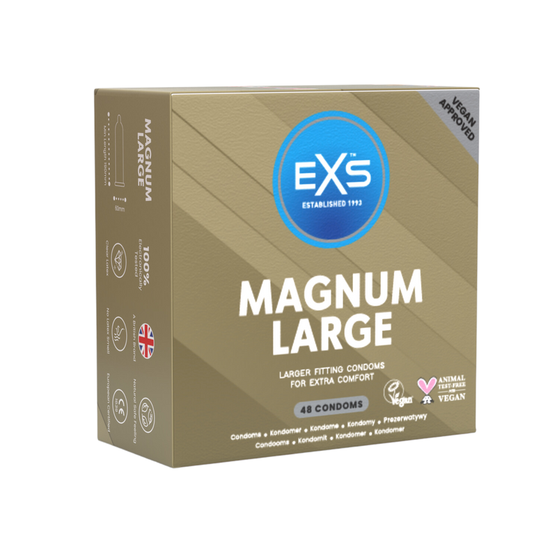 EXS Magnum Condoms 48 Bulk Pack Shop Today. Get it Tomorrow