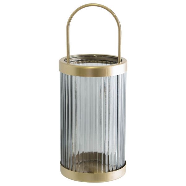 MC - Grey/ Gold Tall Lantern
