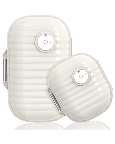 2 Pack Portable Pill Box 7 Day Moisture Proof Pill Case