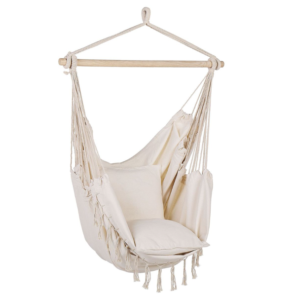 Outdoor Fringe Hanging Chair - Portable Hammock Bed