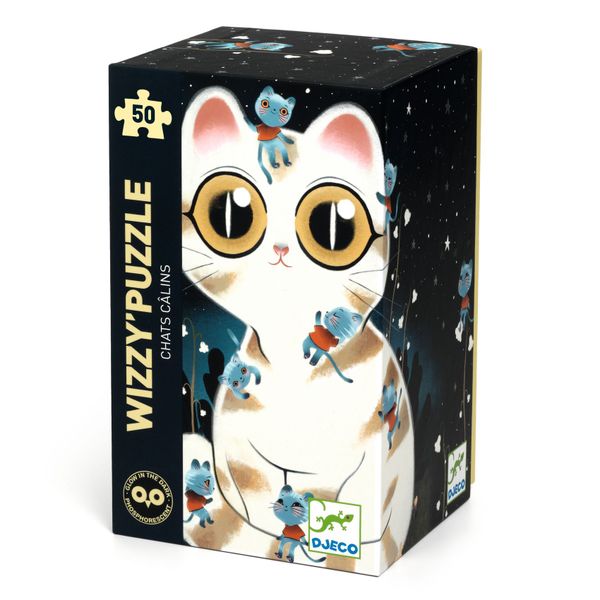 Djeco Wizzy Puzzle - Cuddly Cats