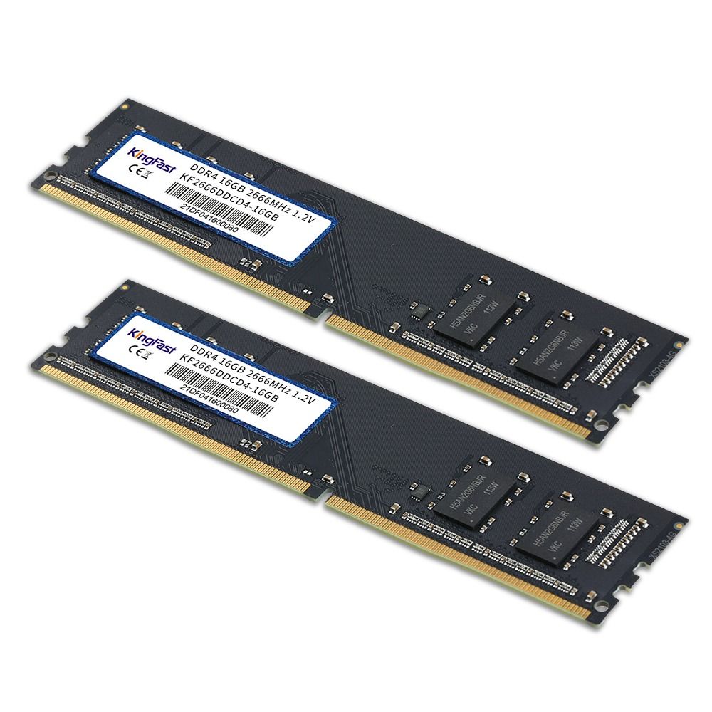 DDR4 2666 16GB ×2 計 32GB Kingfast 32GB DDR4 2666MHz Desktop Memory in Combo of 2 x 16GB RAM