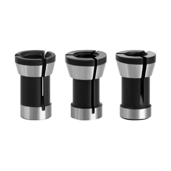 3PCS Router Collet Chuck 6mm 6.35mm 8mm Engraving Clamping Adapter