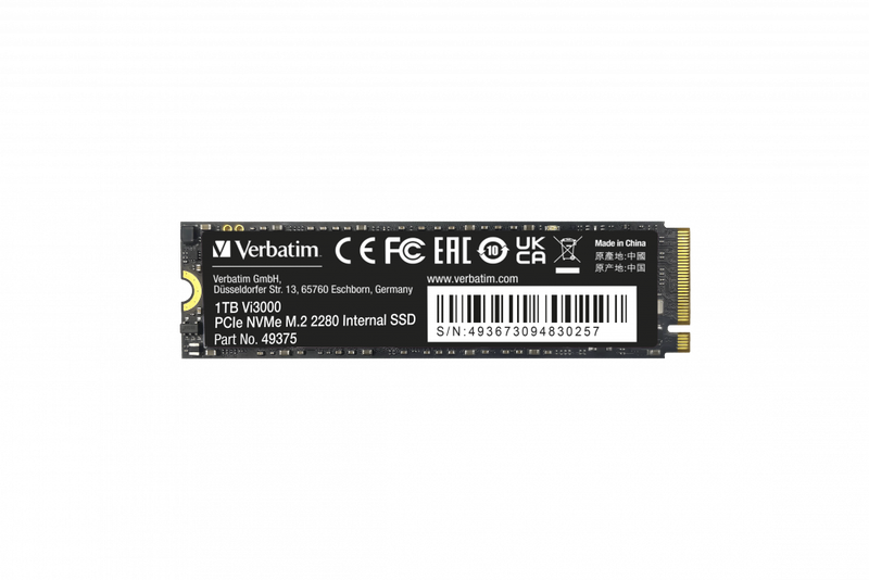 Verbatim Vi3000 SSD 1tb Pcie Nvme M.2