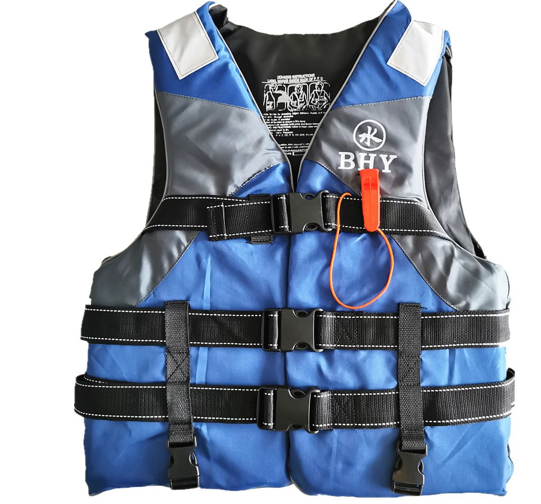 BHY Heavy Duty Life Jacket -Adjustable Size - Buoy Up To 120kg Body ...