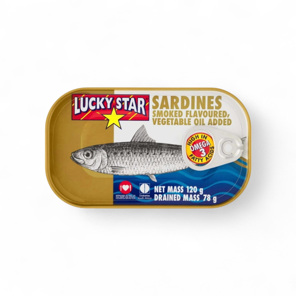 Lucky Star Sardines Smoked Flavoured Vegetable oil Added - 10 X 120g