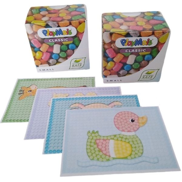 Paint By Number/Colour With Non-Toxic Moldable Puffs Craft Set - Animals
